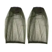 Outdoor Fishing Mosquito Fly Head Protector Net - 2pcs