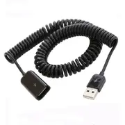 Usb 2.0 Extension Cable Male To Female Retractable Spring Type 3M Usb Cables Hubs & Adapters