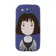 【韓國正品Makase】※Mathilda※ SAMSUNG Galaxy S3 i9300 質感手機保護殼 附贈胸針及簡易立架