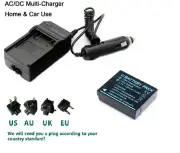 Battery+charger for Kodak LB-080 PIXPRO SP1 PIXPRO SP1 HD SP360 PIXPRO SP360 4K