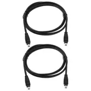 SING F LTD 2Pcs USB Male to Firewire IEEE 1394 4 Pin Male Ilink Adapter Cable...