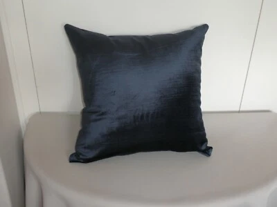 Dark Blue Soft Plain Velveteen Cushion Cover 45cm Au handmade