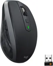 Logitech MX Anywhere 2 Wireless Mouse Use On Any Surface, Hyper-Fast Scrolling,