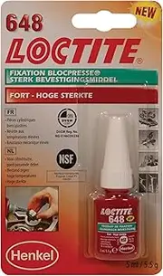 Loctite 648 Retaining Compound - high Strength (Green) 5ml