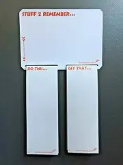 A5 Notepad Shopping List Fridge Family Reminder Office Memo Whiteboard Magnet