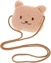 [BESPORTBLE] Plush Bear Coin Purse for Toddlers Boys and Girls Shoulder Bag Fun Design Casual and Practical Purse