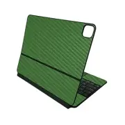 MightySkins Carbon Fiber Skin Compatible with Apple Magic Keyboard for iPad