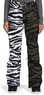 [DC Shoes] DC Viva Womens Snowboard Pants Zebra White Sz M