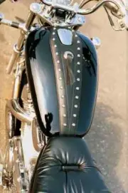 Mustang Studded Tank Protector Bib w Concho Suzuki Boulevard S50 05-09