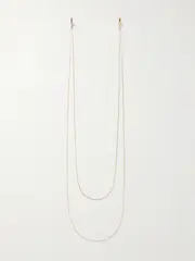 [Alaïa] Alaïa - Layered Gold-tone Earrings - One size One size Gold