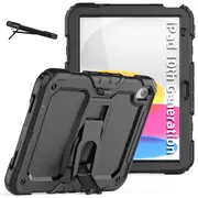 MCC Kids iPad (A16) 11" Shockproof Case Cover Stand Apple iPad11 11th Gen 2025 [Black]