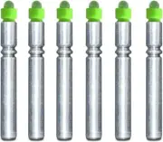 6PCS-LED Bobber Light Battery for Archery Nocks, Fishing (Green)