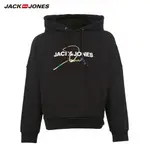 二手現貨 | 絕版 JACK & JONES 傑克瓊斯帽T 鄧倫 簽名款上衣 燈芯 黑 M