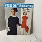 1960's Vogue Pattern Couturier Design 1648 Galitzine Of Italy Dress Jacket Sz 14