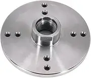 Wood Lathe faceplate,Lathe Chuck, Woodworking Lathe Chuck Panel, 1Incn X8TPI, Flange Face Plate, Woodworking Lathe Accessories(150mm (1 8tpi))