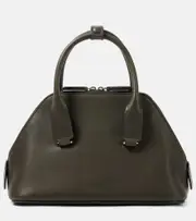 [The Row] The Row Devon Mini leather tote bag One Size grey