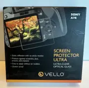 VELLO SCREEN PROTECTOR ULTRA for SONY A7R – OPTICAL GLASS. BRAND NEW & SEALED!!!