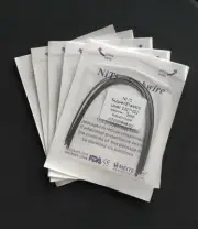 5Packs Dental Orthodontic Arcos Super Elastic NITI Arch Wires Rectangular Ovoid