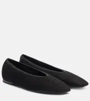 [Toteme] Toteme Suede ballet flats AU 8 black