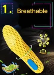 Memory Foam Insoles Inner Sole Heel Unisex For Boot and New Shoes