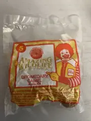 AMAZING WILDLIFE DROMEDARY CAMEL PLUSH MCDONALDS HAPPY MEAL TOY (NEW SEALED)