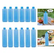 6 Pieces Ice Cooler Blocks Ice Brick Packs for Fishing Air Conditioning Fan