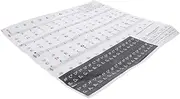 Vaguelly 1sheet Electronic Keyboard Stickers Piano Keyboard Labels Piano Sticker for Beginners