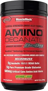 MuscleMeds Amino Decanate, Citrus Lime, 360 Grams