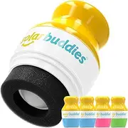 BBPG Quad Pack Solar Buddies Refillable Roll On Sponge Applicator For Kids, Adults, Families, Travel Size Holds 100ml Travel Friendly for Sunscreen, Suncream and Lotions (BBPG)