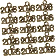 [Hohopeti] 2026 Vintage Pendant Charms Metal Jewelry Charms for Bracelets Keychains Diy Craft Kits