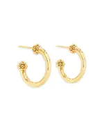 Capucine De Wulf Berry Slice Small Hoop Earrings in 18K Gold Plated