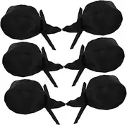 [DEARMAMY] Unisex Japanese Chef Hat Scarf Kitchen Cooking Cap for Women Men Quick-Dry and Breathable Chef Accessories Black