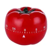 Kitchen Craft Mechanical Wind Up 60 Minutes 360 Degree Rotating Tomato Shape Cooking Timers