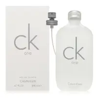 在飛比找PChome24h購物優惠-Calvin Klein CK ONE 中性淡香水 200m