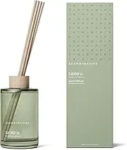 Skandinavisk Fjord Scent Diffuser with 8 Reeds. Lasts +3 Months. Fragrance Notes: Apples and Pear Blossom, Orchard Fruits and Redcurrants. 6.75 fl. oz.