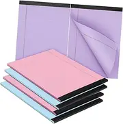 Parliky 6 Pack Notebooks Legal Pad Memo Pad School Notebooks Office Supplies Lined Notepads