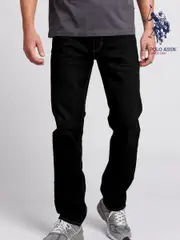 U.S. Polo Assn. Black Mens 5 Pocket Denim Jeans (B83936) | $150