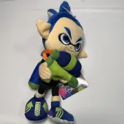Splatoon Boy Inkling Blue Plush Doll 10” Sanei Little Buddy Nintendo 2016