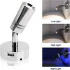 2X12V LED Touch Reading Light Warm White/Blue RV Campervan Bedside Map Wall Lamp