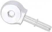 Aeroflow Slimline -8Orb to 5/16" EFI Push On 90 Deg Tight Radius Silver Aeroflow - AF969-05-08S