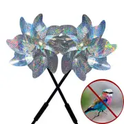 Bird Repellent Bird-Scaring Equipment Reflective Pinwheels With Stakes Garden AU