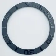 38mm Black GMT Diving Ceramic Watch Bezel Insert Watch Part for 40mm Watch Case