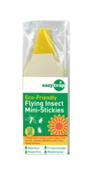 Easy Trap Mini Stickies Flying Insects Thrips Aphids Safe No Spray Natural