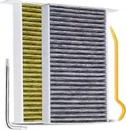 Tesla Model 3/ Y Air Filter, HEPA, Activated Carbon, 2 Pack