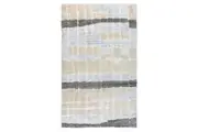 Isaac Abstract Wool Blend Handwoven Shag Rug - 200 x 300cm