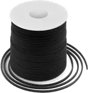 Leather String, Flat Suede Cord Faux Leather Cord Thin Leather Lace for Bracelet