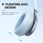 Anker Soundcore Space One Active Noise Cancelling Wireless Headphones (Blue)