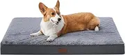 Dog Bed, Dog Sofa Beds for Medium Large Dogs, Memory Foam Anxiety Pet Bed with Warm Mattress Cushion, Washable Dog Bedding Firm Support Pet Crate Bed