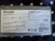 IKEA Storage Box Drawer Organizer "SKUBB," 6 Pack (Gray) Design Monika Mulder