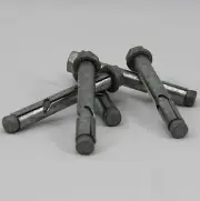 5x Ramset DynaBolt HEX NUT BOLT 10x75mm Galvanised,Corrosion Resistant*AUS Brand
